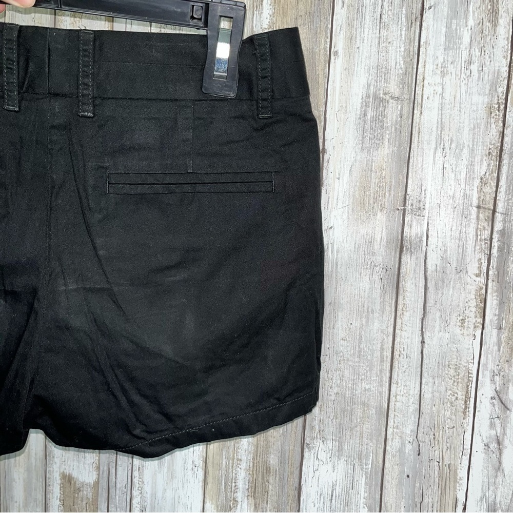 J.Crew Black Broken In Chino Shorts Women’s Size 2 Casual Summer - Picture 5 of 8